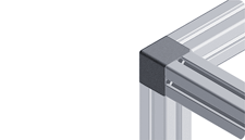 Plaque d‘angle t=3mm acier