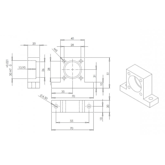 Palier fixe FLB20-3200