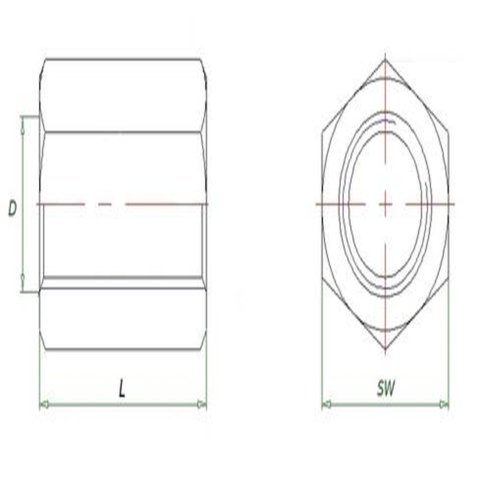 Douille d‘écartement DIN N0371 M3X18 SW5,5